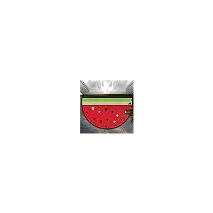 【並行輸入品】Apular Half Round Door Mat Watermelon Fruit Pattern Summer Fruitの画像