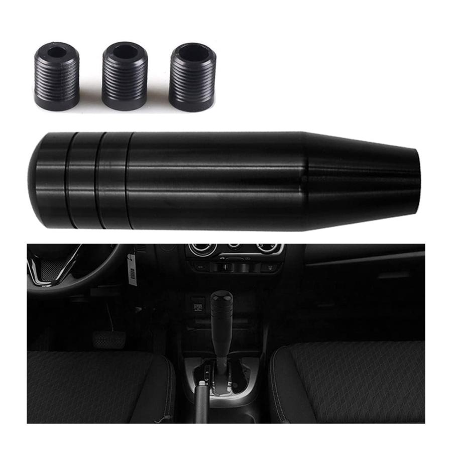 【並行輸入品】AUCELI ヘビーウェイトシフトノブ 長さ5インチ カーギアスティック シフターヘッド アルミニウムシフトレバーハンドル アダプ | ブランド登録なし