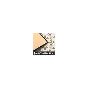 【並行輸入品】Apular Marble Print Half Round Door Mat Indoor Entrance, Emeraldの画像