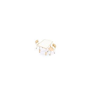 【並行輸入品】Kids Table and Chair Set with 2 Seats Height Adjustable Children_2