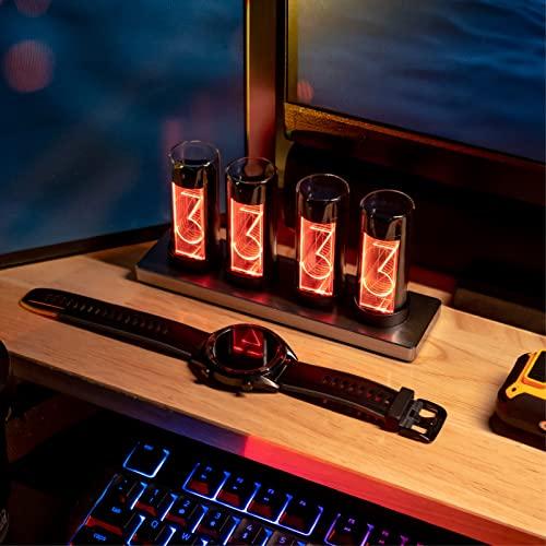 【並行輸入品】Itigoitie Nixie Clock,Nixie Tube Clock Simulation,Digital Clock,_4