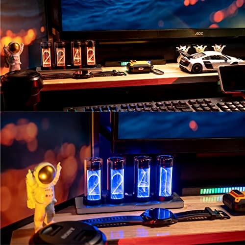 【並行輸入品】Itigoitie Nixie Clock,Nixie Tube Clock Simulation,Digital Clock,_7