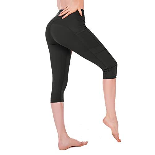 【並行輸入品】vnnink Capri Leggings for Women，high Waisted Yoga Pants with poc_7