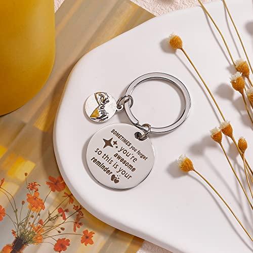 【並行輸入品】Dayofun 友達キーホルダー 友達へのギフト1, ステンレススチール Friend1, 2.3x 1.2x 0.2 Giftsの画像
