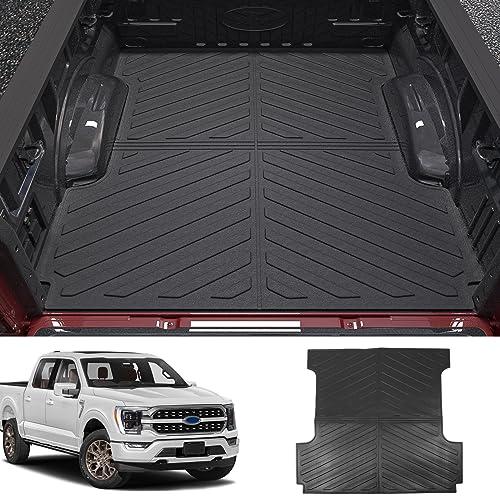 並行輸入品】powoq Fit 2015 2023 フォード F150 トラックベッドマット 