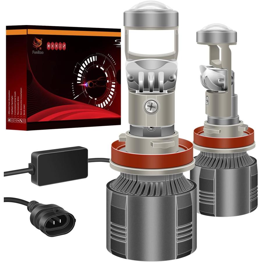 並行輸入品】Fenikso H8/H9/H11 LED Headlight Bulbs : Import tabaido