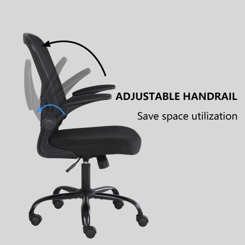 【並行輸入品】High Back Office Chair Ergonomic Desk Chair Flip Up Arms Mesh Co_2