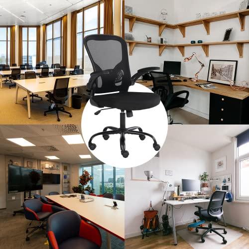 【並行輸入品】High Back Office Chair Ergonomic Desk Chair Flip Up Arms Mesh Co_6