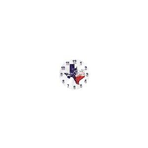 【並行輸入品】YZCZ Modern Round Wall Clock Texas The States Map Silent Non Tic_2