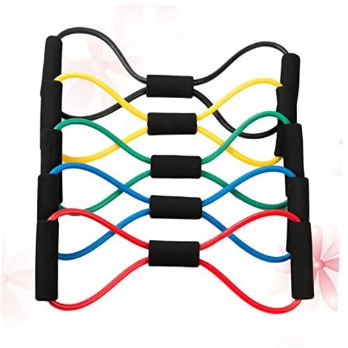 【並行輸入品】VICASKY 5pcs 8 Resistance Bands Exercise Resistance Chest Expandの画像