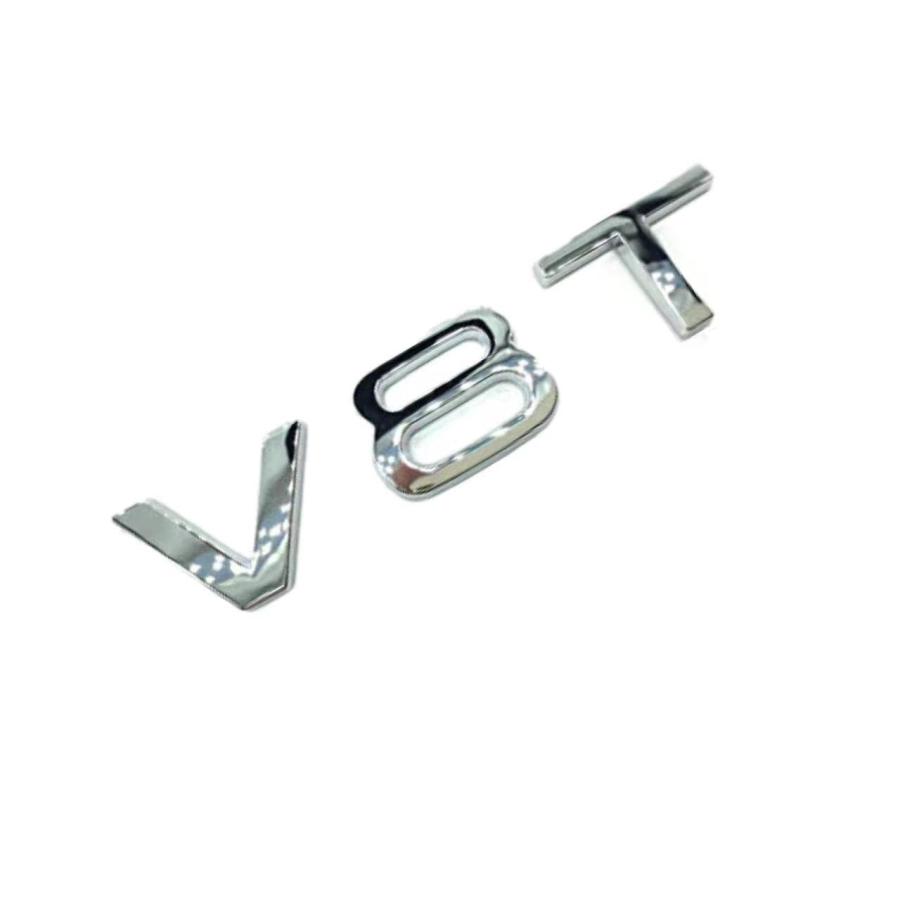 【並行輸入品】V8T Emblem for AUD Car Styling Fender Side Badge Discharge Logo_3