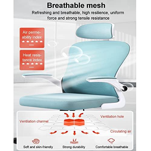 【並行輸入品】Ergonomic Mesh Gaming Chair with Wheels,Comfortable Home Officeの画像