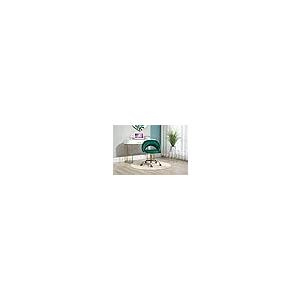 【並行輸入品】Home Office Chair，Swivel Velvet Desk Chair with Gold Base，Ergono_5