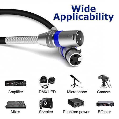 さくらグッズ店頭 6 Feet XLR Male to Female Balanced Microphone Cable with 3 Pin， 並行輸入品