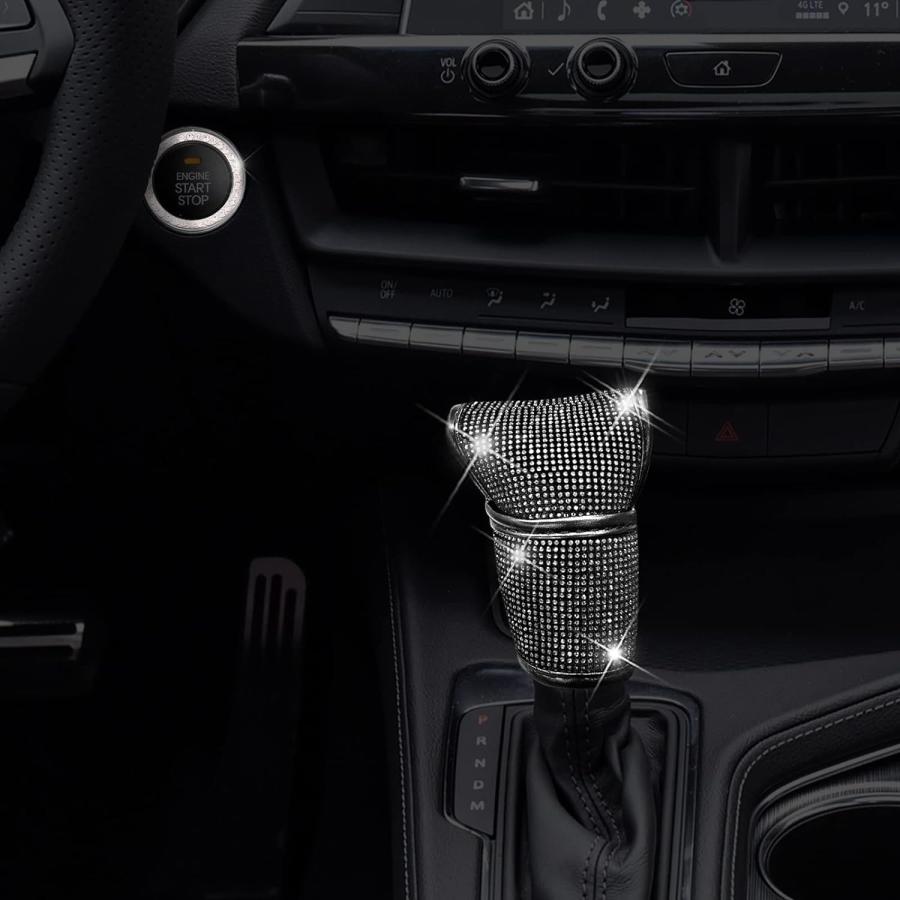 並行輸入品】Sosolong カーギアシフトノブカバー ラインストーン