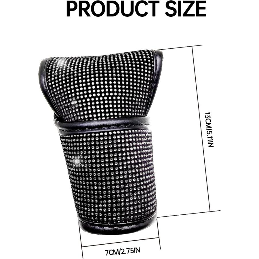 並行輸入品】Sosolong カーギアシフトノブカバー ラインストーン