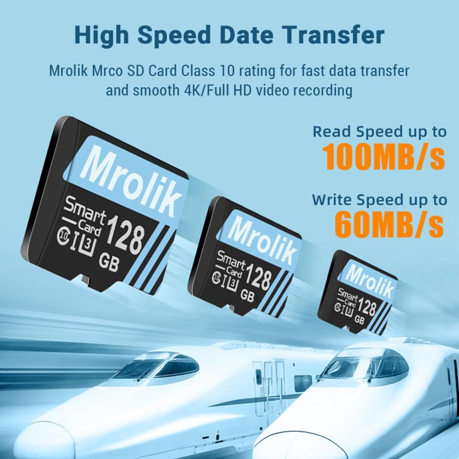 Mrolik 128GB SDカードクラス10 U3 128GB microSDXC 最大160MB/秒 UHS I 4K UHD 並行輸入品｜import-tabaido｜07