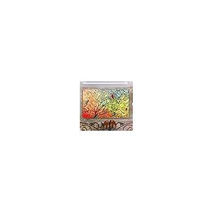 【並行輸入品】Apular Door Mat Colorful Birds On Tree Branches Welcome Non Slipの画像