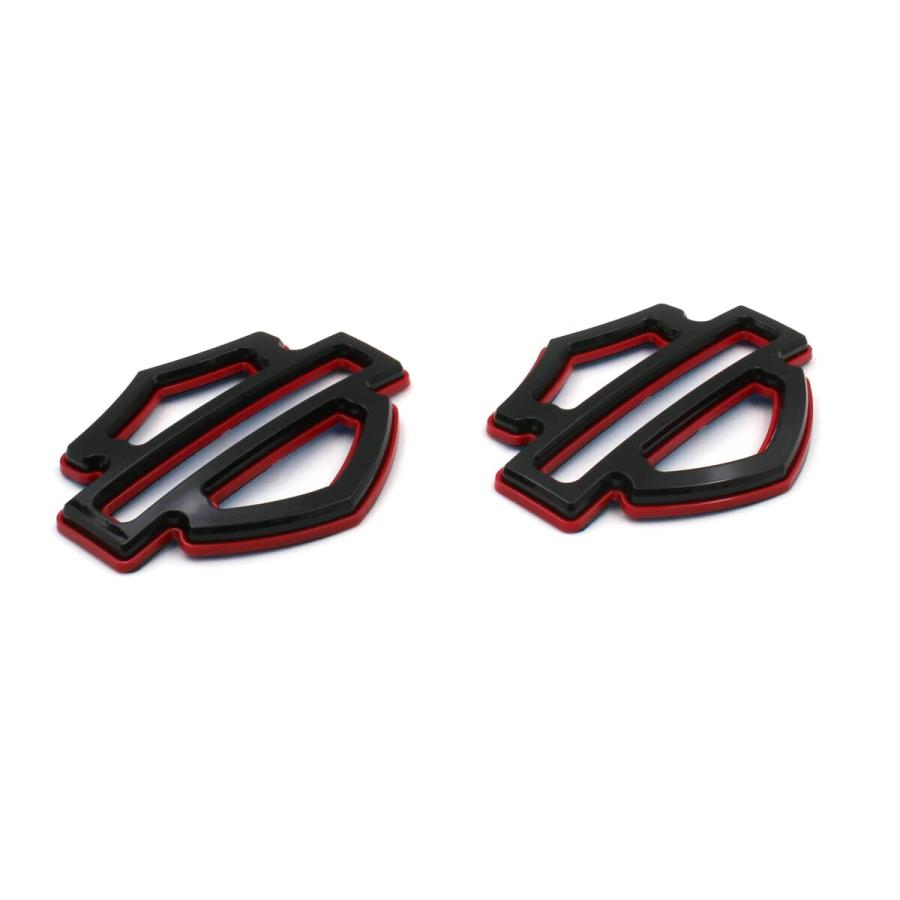 【並行輸入品】2Pcs Custom Emblems Double Layer Badge Motorcycle 3D Logo Replac_2