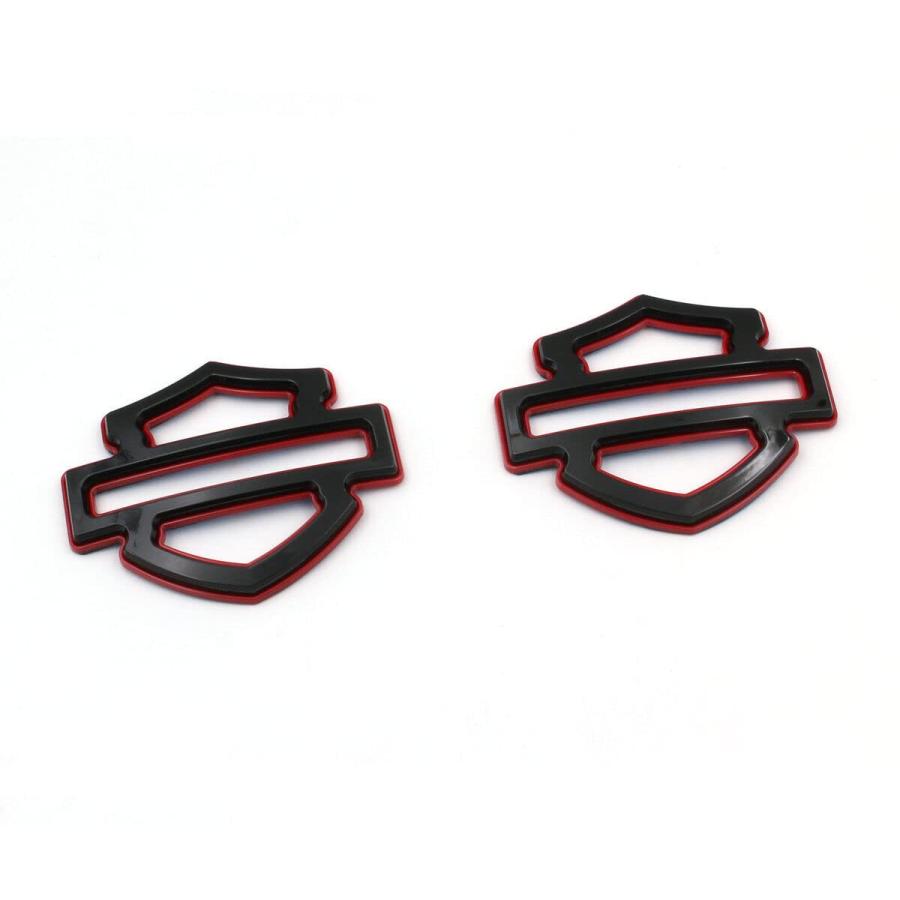 【並行輸入品】2Pcs Custom Emblems Double Layer Badge Motorcycle 3D Logo Replac_5