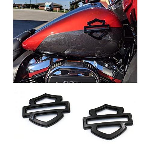 【並行輸入品】2Pcs Custom Emblems Double Layer Badge Motorcycle 3D Logo Replac_1