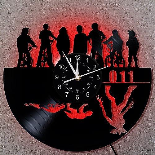 並行輸入品】Stranger Horror Themes ビニールレコード 壁掛け時計 11