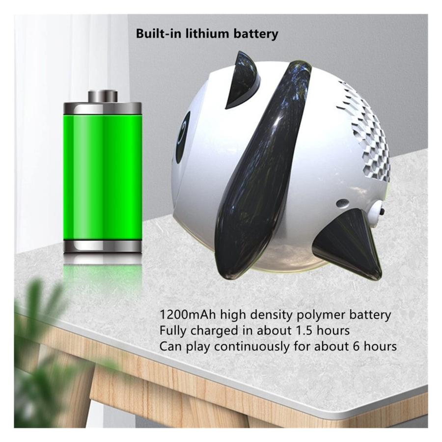 ZUONU Portable Panda Bluetooth 5.0 Speaker Smart A1 Voice Wirele 並行輸入品｜import-tabaido｜07