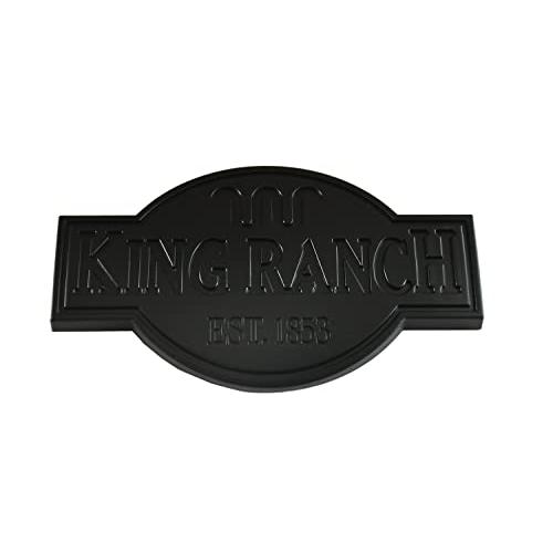 【並行輸入品】2Pcs King Ranch Emblems 3D Side Door Rear Tailgate Badge Namepla_7