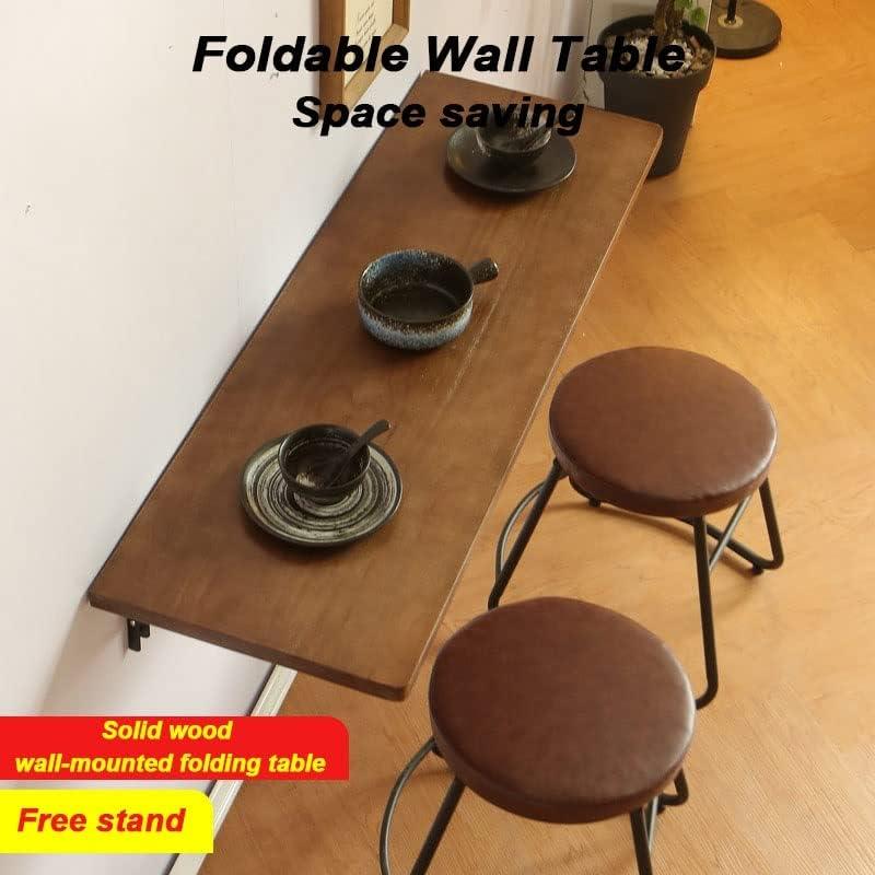 超熱 Wall-mounted desk folding Drop leaf desk for small spaces Wall-mo