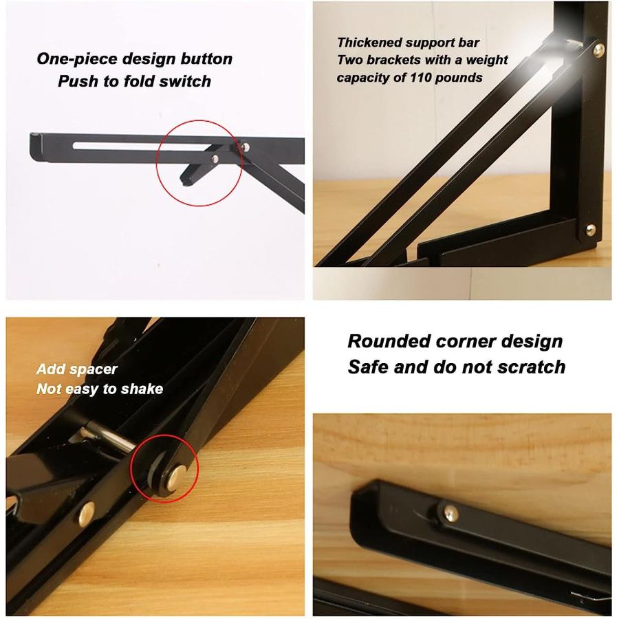 超熱 Wall-mounted desk folding Drop leaf desk for small spaces Wall-mo