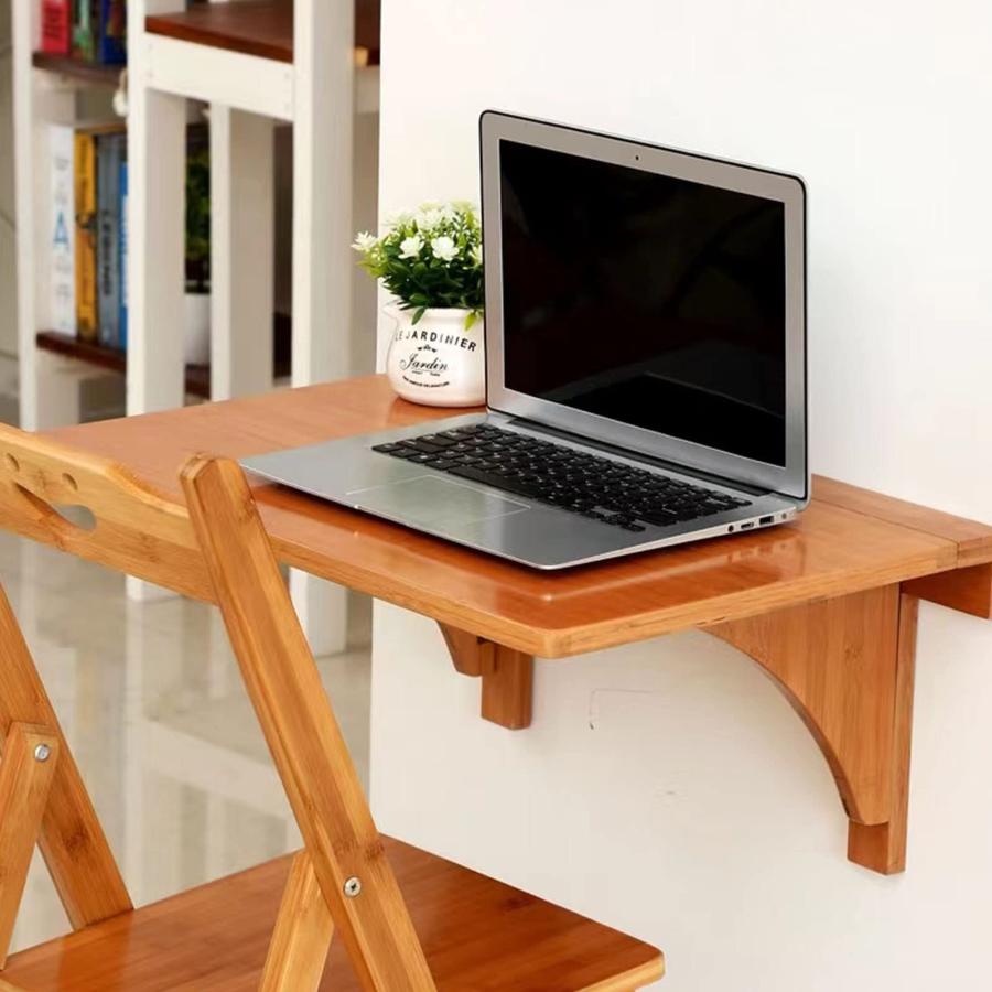 【並行輸入品】Wall mounted folding table home office work Space saving hanging_3