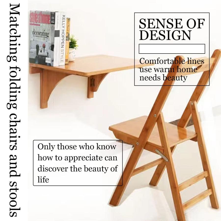 【並行輸入品】Wall mounted folding table home office work Space saving hanging_6