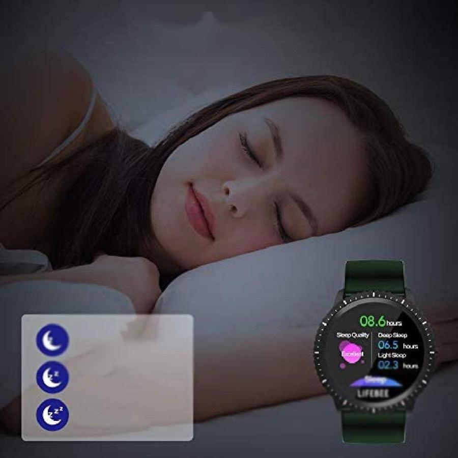 【並行輸入品】GPPZM Leather Sports Bracelet-Fitness Tracker Intelligent Watches 並行の画像
