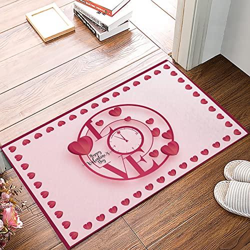 全商品オープニング価格特別価格 Happy Valentine´s Day Entrance Floor Mat Personalized Doormat Sw 並行輸入品