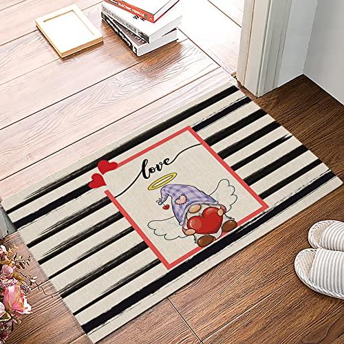 【並行輸入品】Valentine's Day Love Gnomes Entrance Floor Mat Personalized Door_7