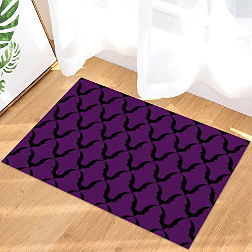 アウトレットの商品一覧 DIFNARY Halloween Black Bats Pattern Entrance Floor Mat Personal 並行輸入品