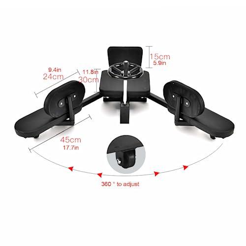 Hteedy 180度 レッグストレッチャー ストレッチマシン 調節可能 高耐久 フィットネス スプリットトレーニングマシン ホー 並行輸入品｜import-tabaido｜05