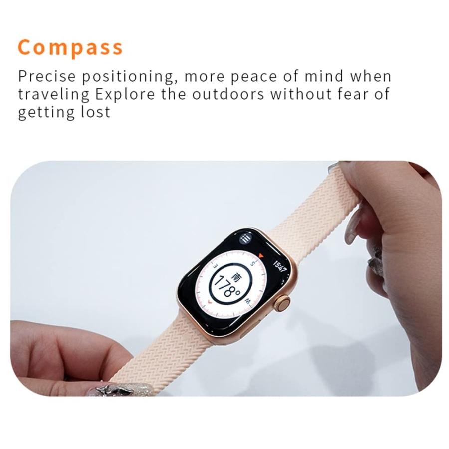 2023 HD9 PRO Smart Watch Men 2.2inch Amoled Screen Wireless Char 並行輸入品｜import-tabaido｜10