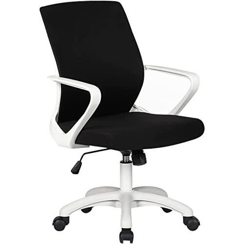 【並行輸入品】Office Swivel Freely Chair Ergonomic Mid Back Computer Seat Soft_1
