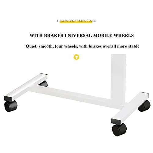 【並行輸入品】NIZAME Standing Rolling Laptop Desk with Casters, Compact Foldin_7
