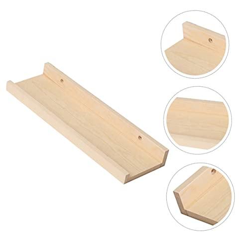 【並行輸入品】Garneck Wooden Shelf Metal Shelving Hanging Wall Shelf Corner Waの画像