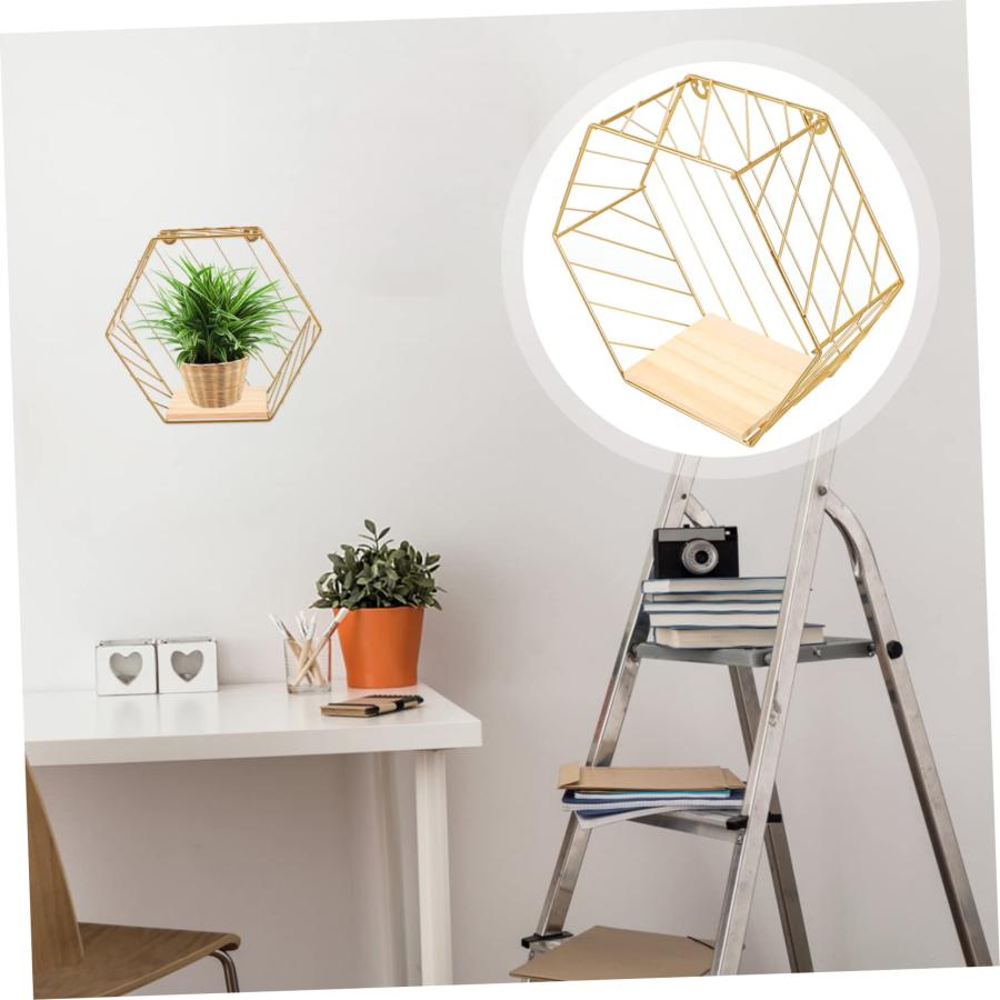 【並行輸入品】VICASKY Shelf Wall Floating Shelves Bling Decor Shelves Wall Mouの画像