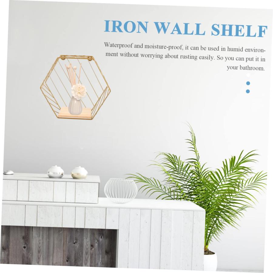 【並行輸入品】VICASKY Shelf Wall Floating Shelves Bling Decor Shelves Wall Mouの画像
