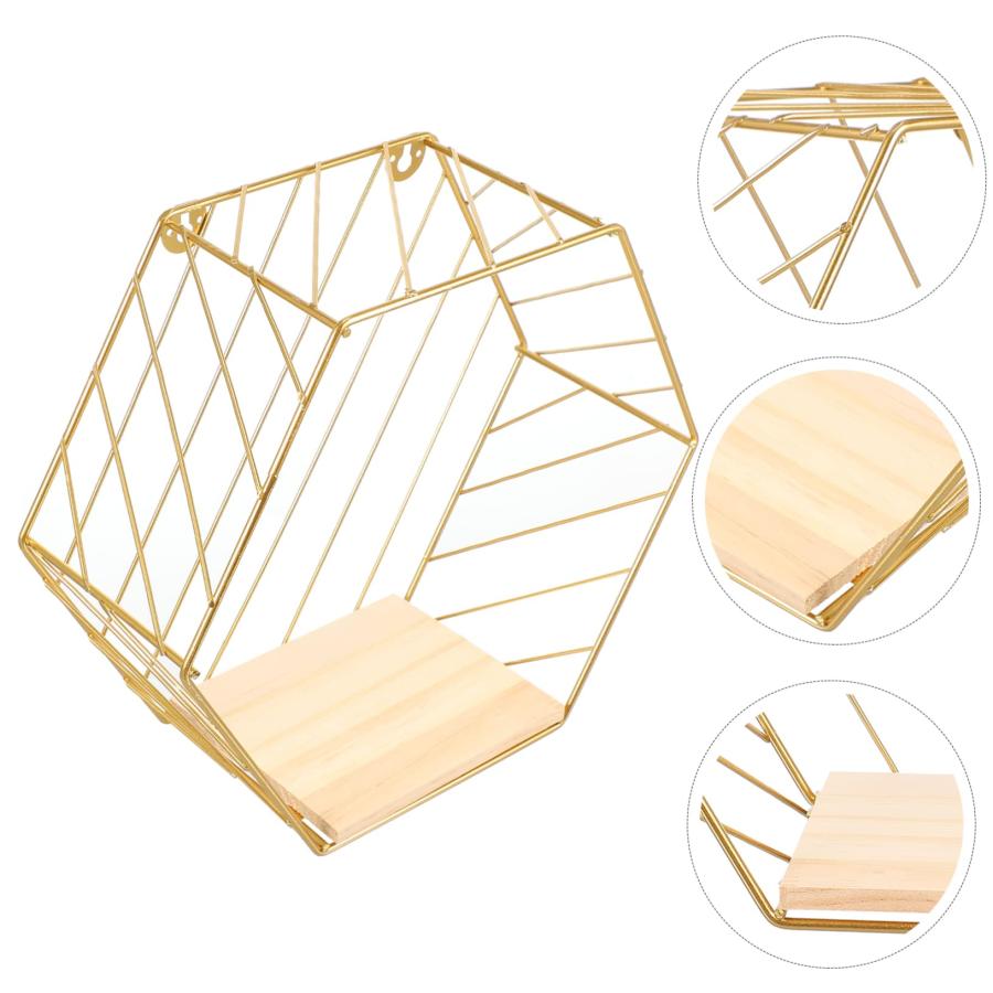 【並行輸入品】VICASKY Shelf Wall Floating Shelves Bling Decor Shelves Wall Mouの画像