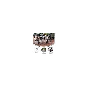 【並行輸入品】Flash Furniture Declan Commercial Outdoor Dining Table, All Weat_5