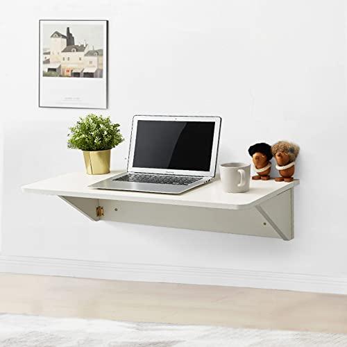 【並行輸入品】Foldable Floating Laptop Desk Wall Mounted Invisible Wall Mounte_1