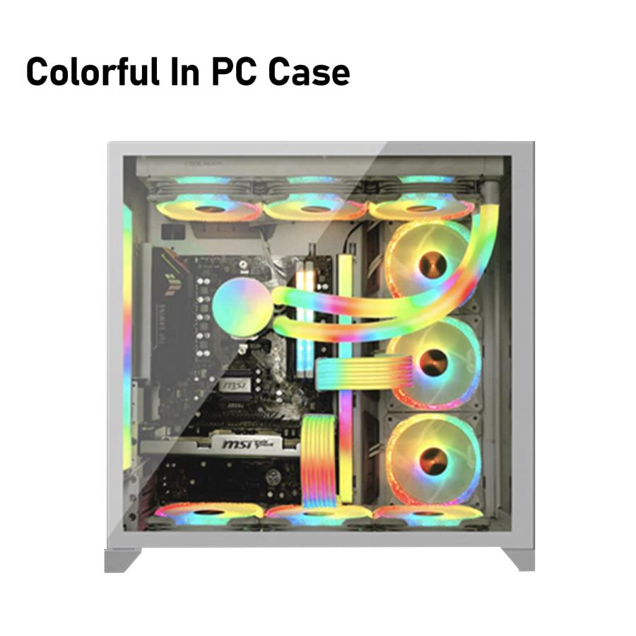【公式】 JAZZCOOLING HX-100 RGB PSUケーブル PC RGB GPUケーブル 5V 3ピン ARGB 同期 PCケー 【2114290604】(10844円)