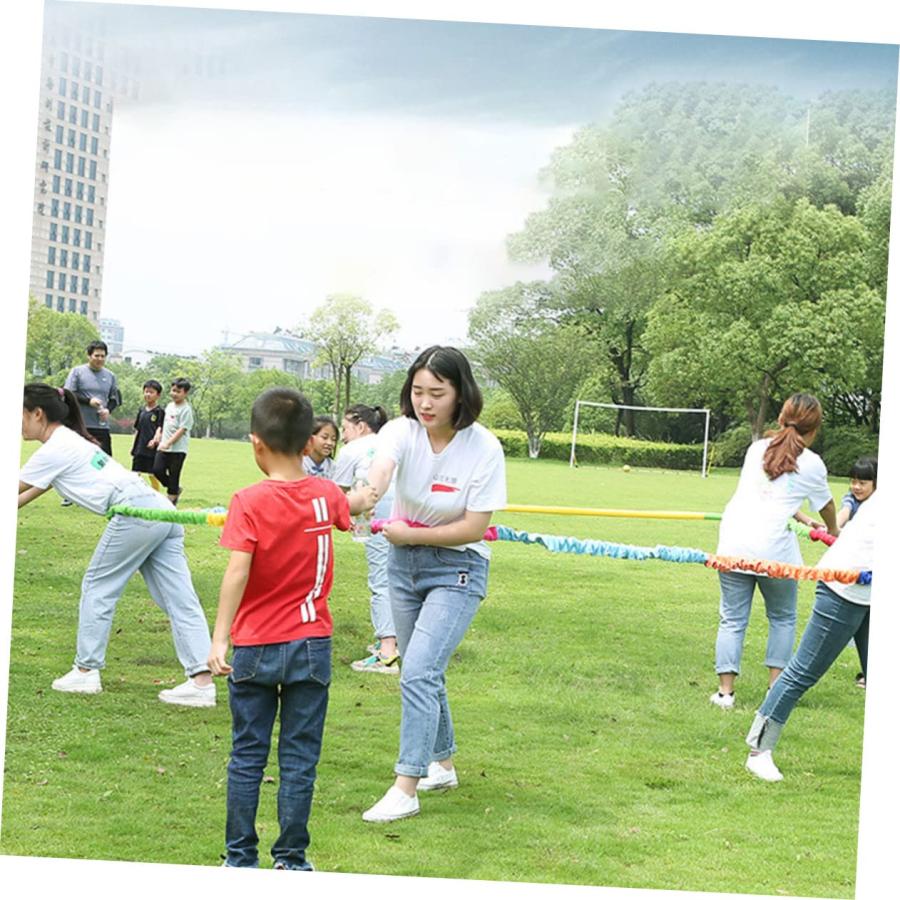 【並行輸入品】1pc Ring Exercise Stretch Bands Kids Play Set Flex Tools Ruberr_3