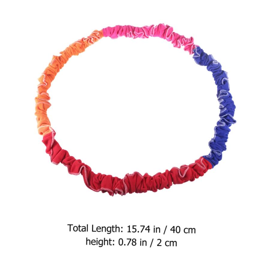 【並行輸入品】1pc Ring Exercise Stretch Bands Kids Play Set Flex Tools Ruberr_9