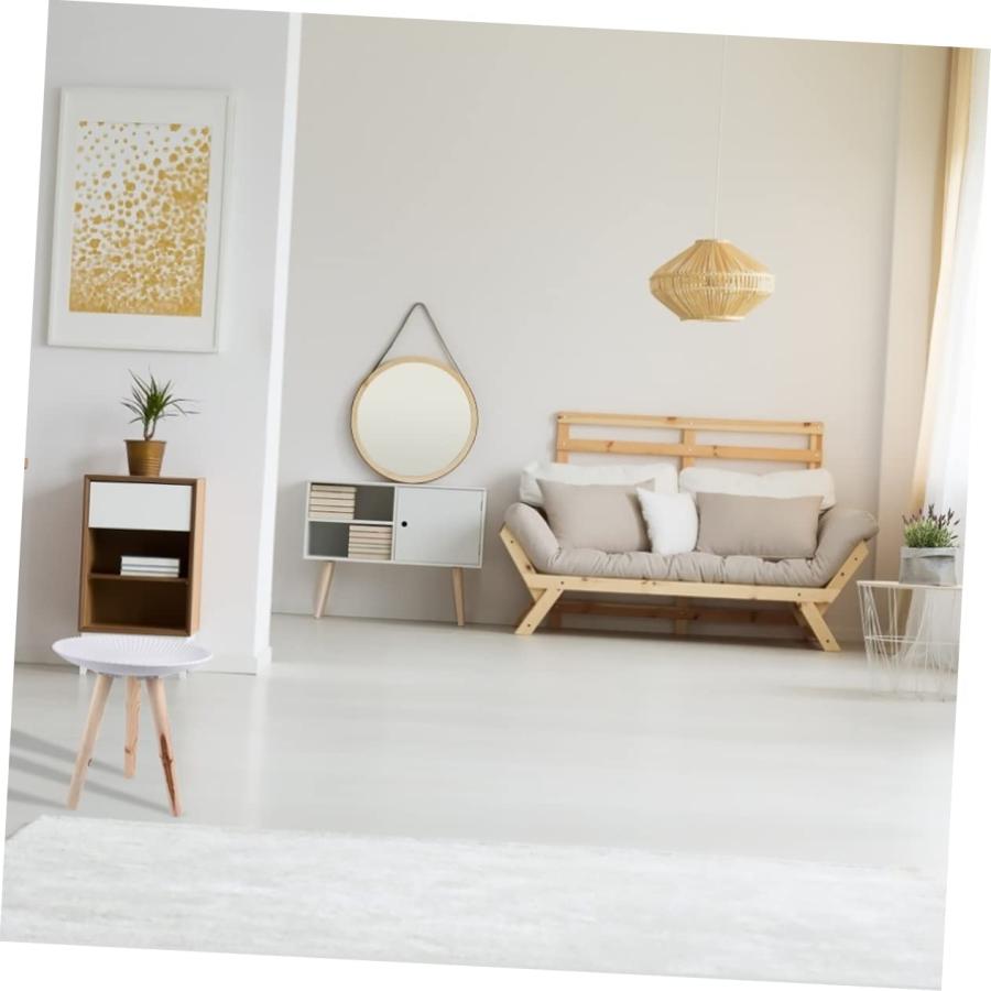 【並行輸入品】Veemoon Nordic Small Round Table Cupcake Table Farmhouse Coffee